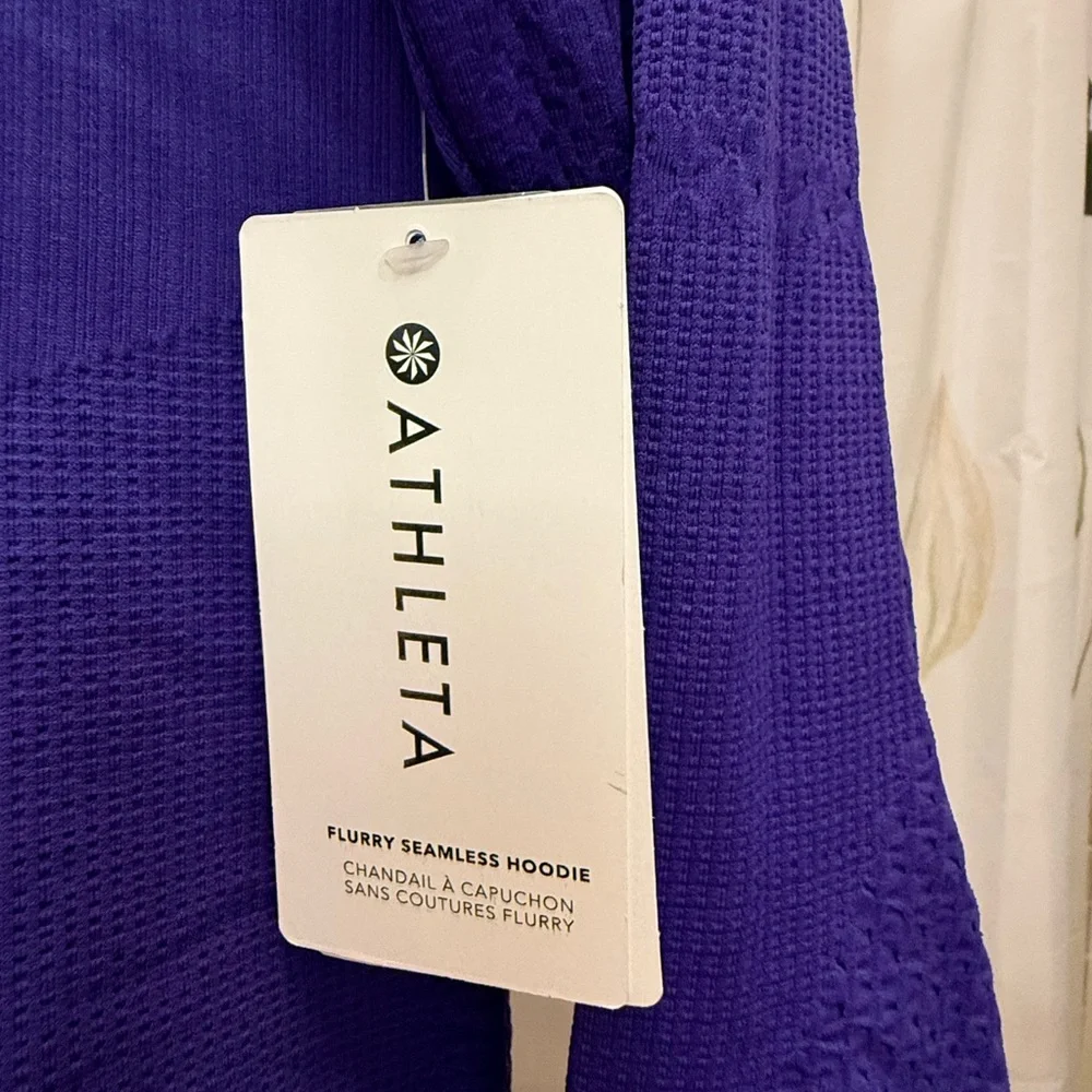 Athleta Flurry Seamless Hoodie NWT - Picture 2 of 4